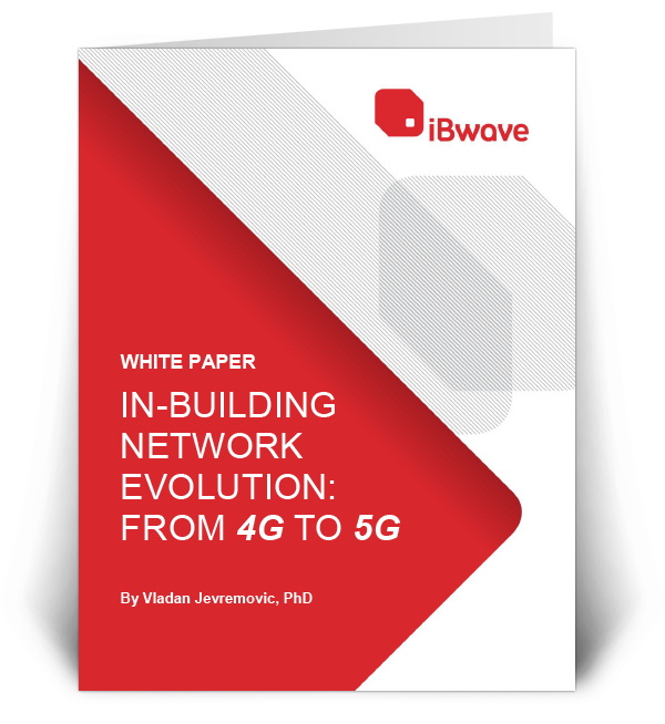 In-Building Network Evolution: from 4G to 5G