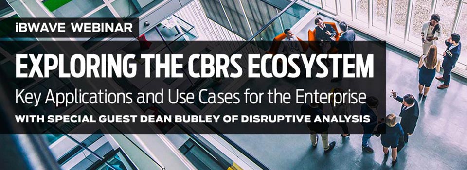 Exploring the CBRS Ecosystem webinar banner
