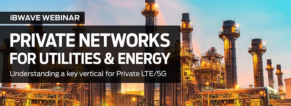 Private Networks for Utilities & Energy webinar banner