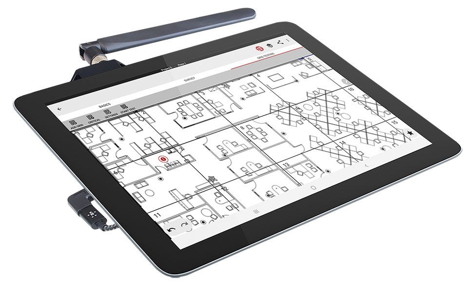 Grid test on tablet with EPIQ PRiSM Scanner
